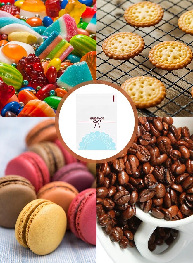 4”x4”Self Adhesive Candy Bag 100 PCS Cookie Bags Self-adhesive Sealing Small gifts Clear OPP Plastic Party for Bakery, Candy - Image 5