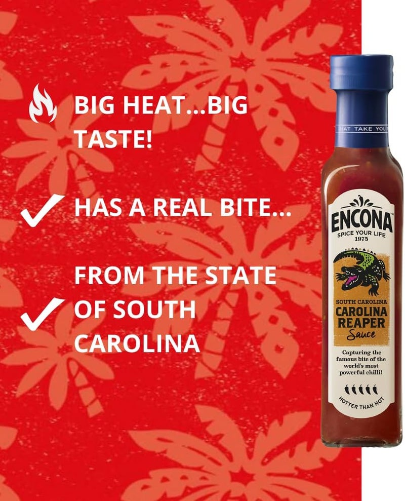 Encona Carolina Reaper Chilli Sauce 142ml - Image 3