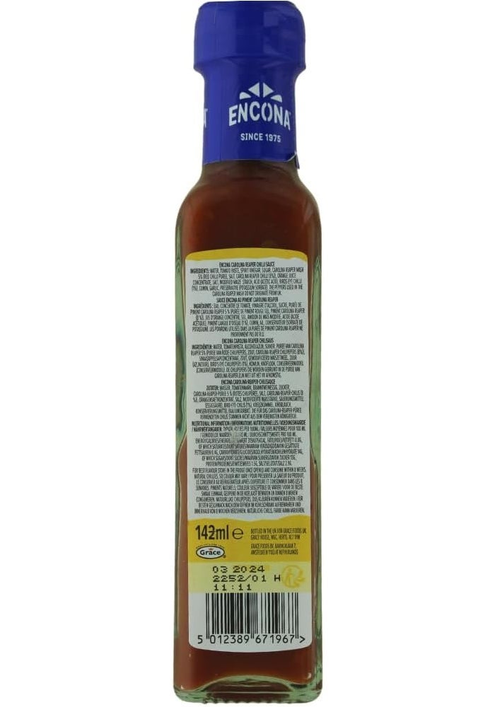 Encona Carolina Reaper Chilli Sauce 142ml - Image 2