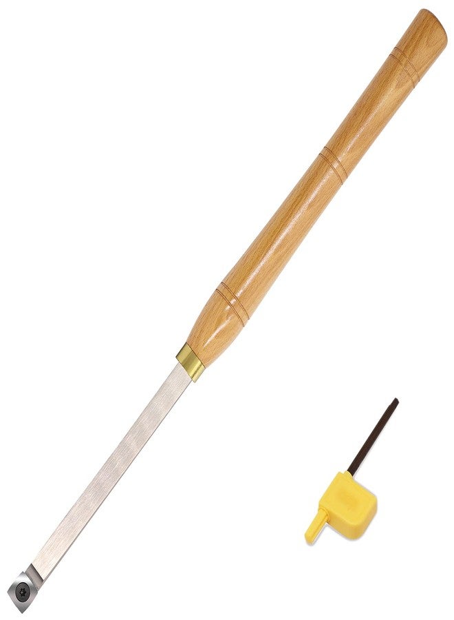 Asieg Tool 19.68 Inches Carbide Tipped Lathe Wood Turning Tools Rougher Chisel Tool Bar with 15mm Square Radius Carbide Insert for Wood Hobbyist or DIY or Carpenter - Image 1