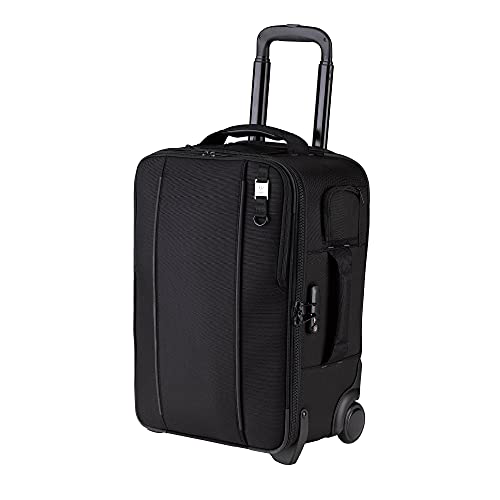 Tenba Roadie Carry-on Compatible Hybrid Roller 21 Rolling case for DSLR and Mirrorless Cameras and Lenses Plus a 17-inch Laptop – Black (638-713) - Image 1