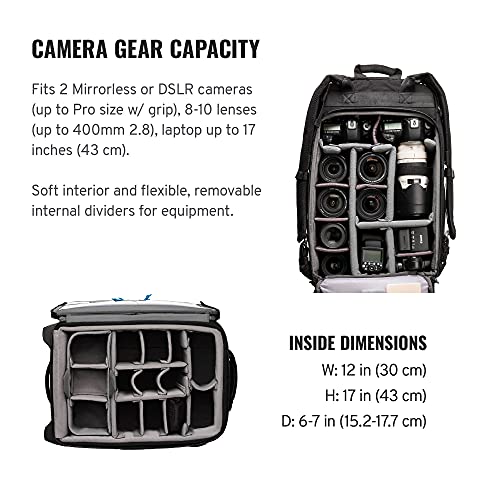 Tenba Roadie Carry-on Compatible Hybrid Roller 21 Rolling case for DSLR and Mirrorless Cameras and Lenses Plus a 17-inch Laptop – Black (638-713) - Image 5