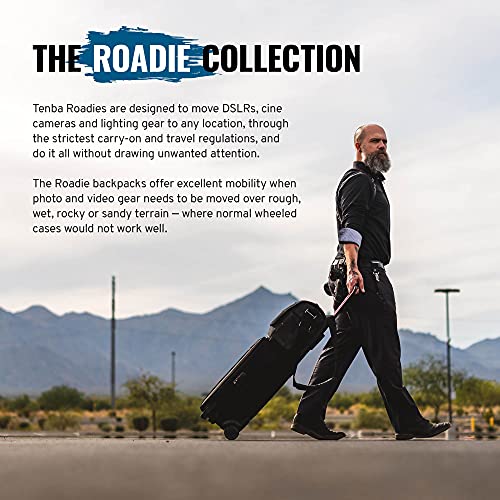 Tenba Roadie Carry-on Compatible Hybrid Roller 21 Rolling case for DSLR and Mirrorless Cameras and Lenses Plus a 17-inch Laptop – Black (638-713) - Image 3