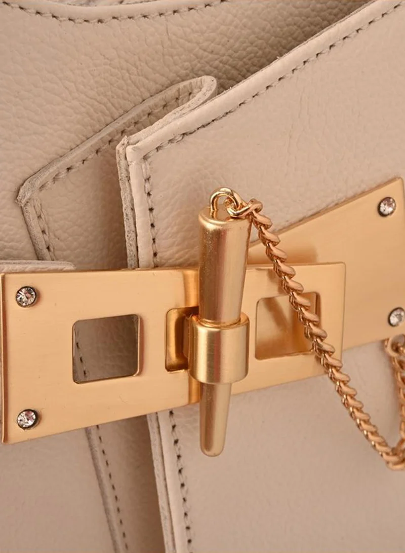 Carmen Steffens  Hobo Bag Golden Clasp Silk for Women | Best Price UAE
