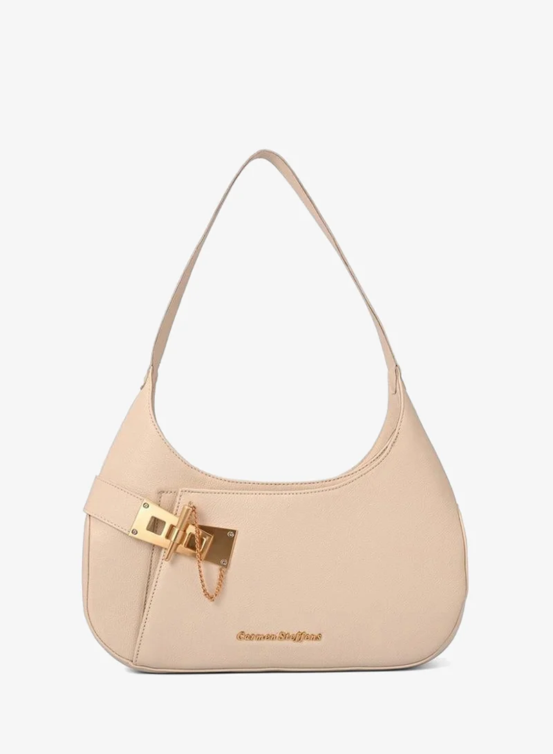 Carmen Steffens  Hobo Bag Golden Clasp Silk for Women | Best Price UAE