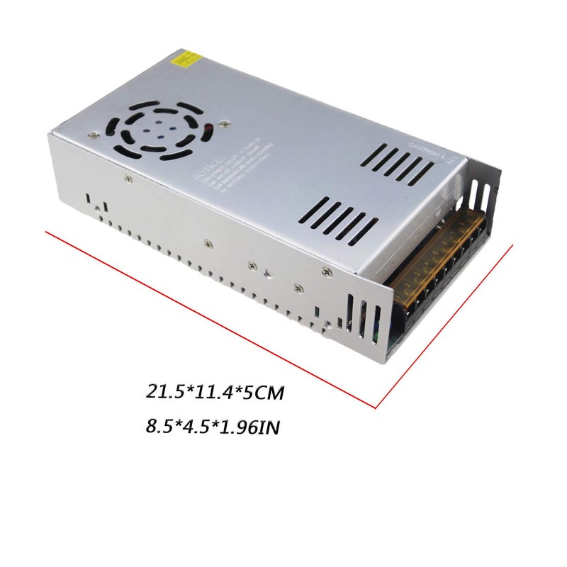 Rextin DC 12V 300W 25A Regulated Transformer Power Supply Driver SW for LED Strip Lights (300W) - Image 4