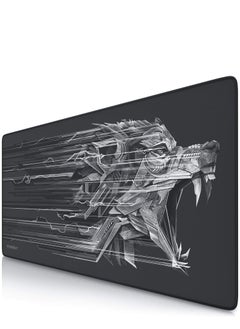 Titan Wolf Gaming Mouse Pad For Keyboard And Mouse Non-Slip Rubber Base - Size 70X30 CM