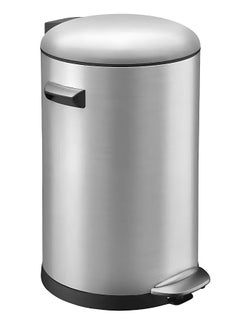 EKO BELLE SERIES Waste Bin | Dust Bin | Garbage Bin | Pedal Bin | Trash Bin | Stainless Steel Step on Bin with Soft Close Lid – 8 Liters  - Image 1