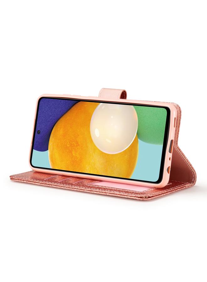 S-TOP Case For Samsung Galaxy A52 5G Glitter Powder Love Leather Phone Case - Image 5