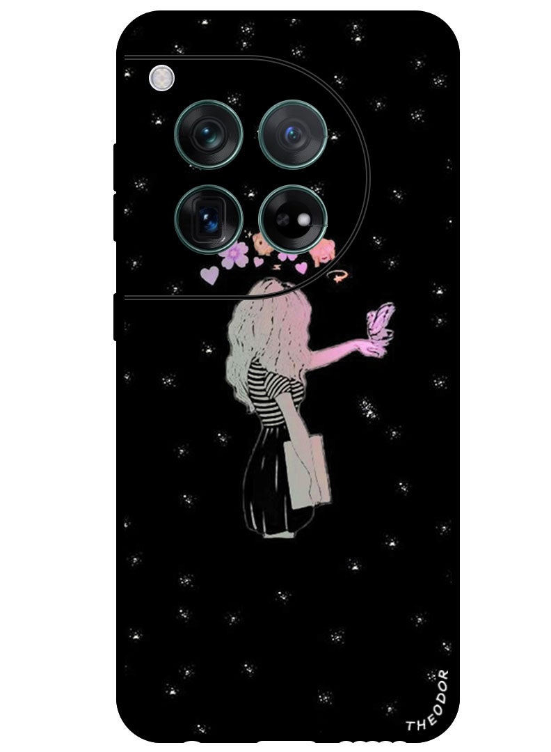 Theodor Protective Case Anti Scratch Shock Proof Bumper Cover For OnePlus 12 Girl But - Image 1