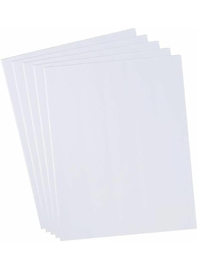 5 Sheets Foam Board White 55.9 Cm X 71.1