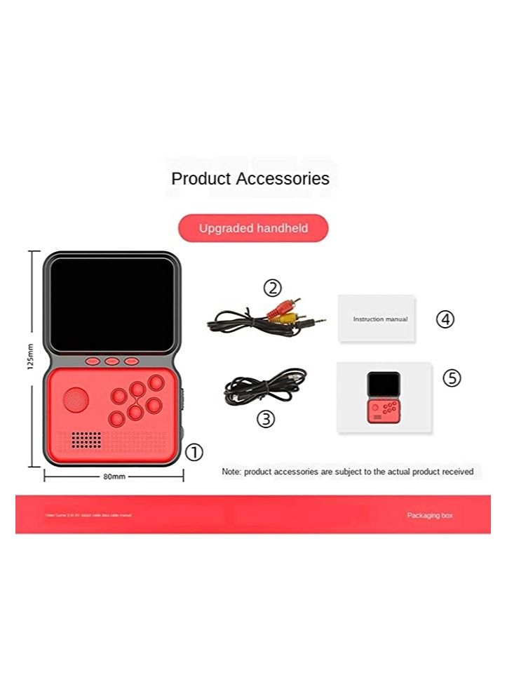 M3 Video Games Consoles Retro Classic 900 in 1 Handheld Gaming Players Console Sup Game Box Power M3 for Gameboy, Black  - Image 5