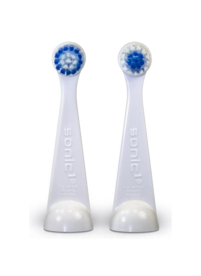 Cybersonic - 3 Compact Replacement Brush Heads, 4 Pack, Compatible With All Cybersonic Electric Toothbrushes - Image 1
