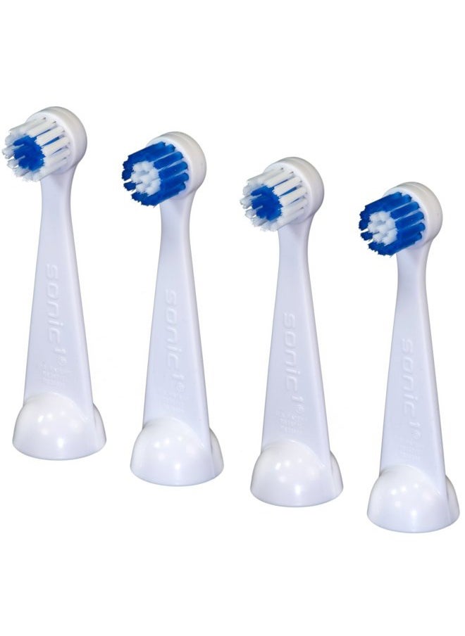 Cybersonic - 3 Compact Replacement Brush Heads, 4 Pack, Compatible With All Cybersonic Electric Toothbrushes - Image 1
