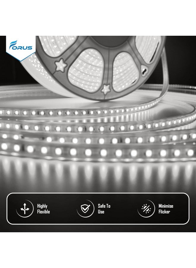 Forus LED Rope Light 5 Meter 2 Year Warranty, Outdoor Waterproof Decorative Cove Lights for Ceiling, Balcony, Home Decor, Interior Decoration, Flexible Profile Light for Diwali, Christmas - Cool - Image 2