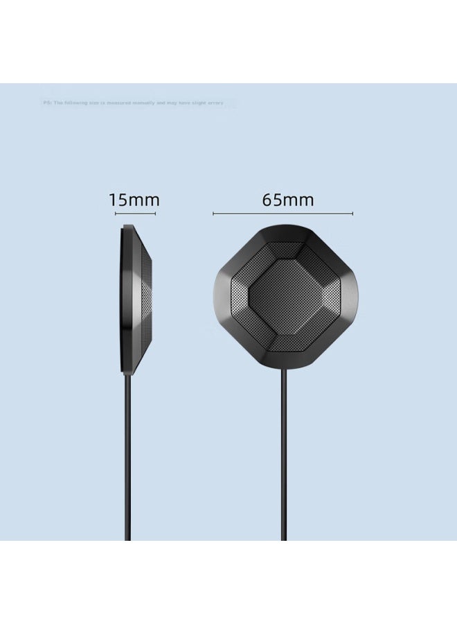 Nintaus Y01a Computer nidirectional Microphone Conference Recording Microphone For Desktop, Laptop, Gaming, Voice, Desktop Condenser Microphone, Network Video Online Cl, Extended Cable 3.5 Version - Image 5