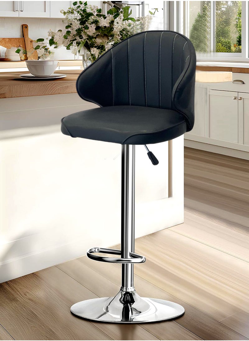 Living - SET OF 2 Modern Adjustable Counter Height Barstools - Image 1