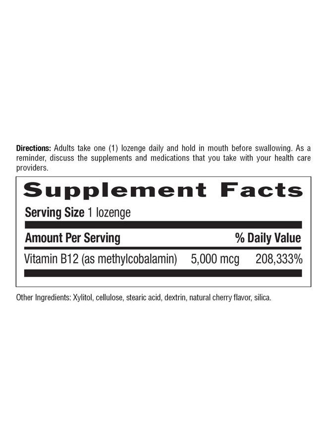 Country Life Methyl B12, Supports Energy & Stamina, 5,000mcg, 60 Lozenges, Certified Gluten Free, Certified Vegan, Certified Non-GMO Verified  - Image 5