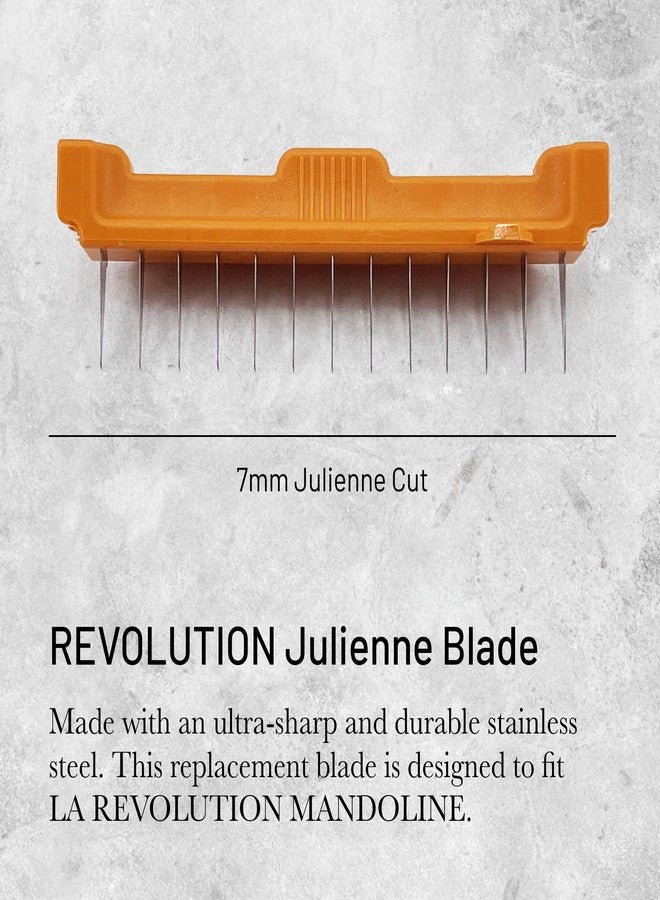 de Buyer REVOLUTION Julienne Blade - 7 mm - Ultra-Sharp Stainless Steel Replacement Blade - Designed for LA MANDOLINE REVOLUTION - Made in France - Image 4