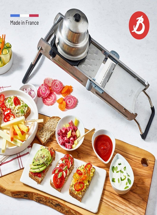 de Buyer REVOLUTION Julienne Blade - 7 mm - Ultra-Sharp Stainless Steel Replacement Blade - Designed for LA MANDOLINE REVOLUTION - Made in France - Image 3