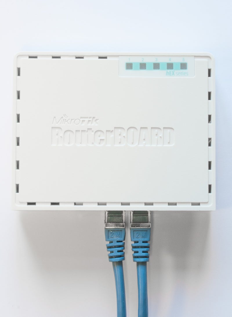 Mikrotik hEX RB750Gr3 5-Port Ethernet Gigabit Router White - Image 1
