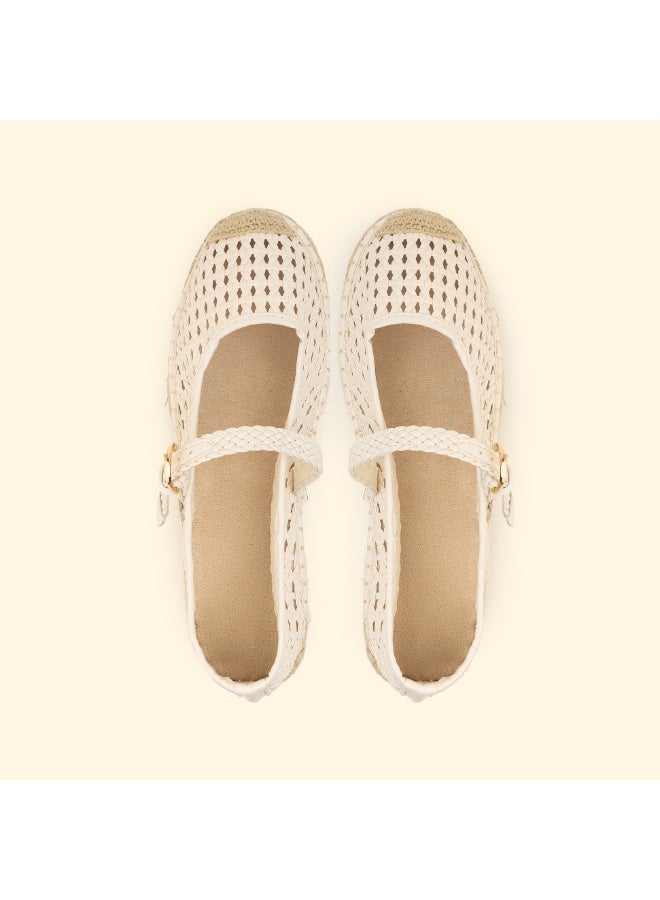 BOU woven-espadrilles-off-white - Image 1