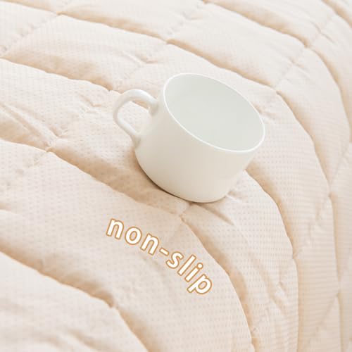 Gumfolk Pet Couch Covers for Sofa Slipcovers Couch Protector for Dogs Washable Cushion Cover, Sofa Pad Blanket Furniture, White, 27in*47in - Image 4