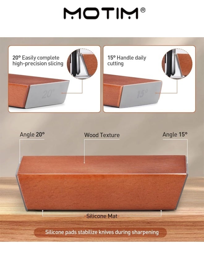 موتيم طقم أداة حلاقة السكين مع 15°-20° درجة N52 زوايا مغناطيسية فائقة لسكاكين المطبخ أي صعوبة في عمل الفولاذ أداة حلاقة السكين الحادة مع الألماس للصلب - Image 2
