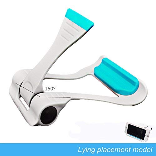 EYUVAA LABEL 2 in 1 Models Adjustable Universal Foldable Cell Phone Tabletop Stand Tablet Stand, Multi angle Mobile Phone Holder & Mobile Stand for Table and Bed (White) - Image 5