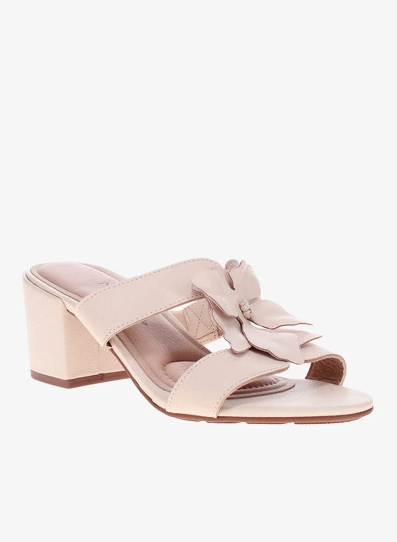 مودار صنادل بكعب متوسط للنساء - صنادل بكعب مفتوح من الخلف للبنات مع رباط للكاحل