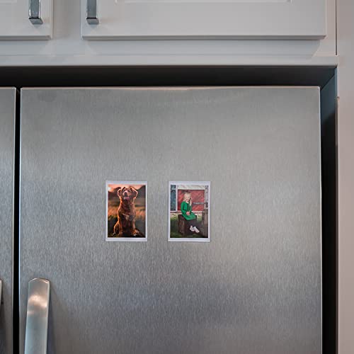 Magtech Magnetic Photo Pocket Picture Frame, White, Holds 2.5 x 3.5 Inches Photos, 25 Pack, Made in the USA (12325) - Image 3