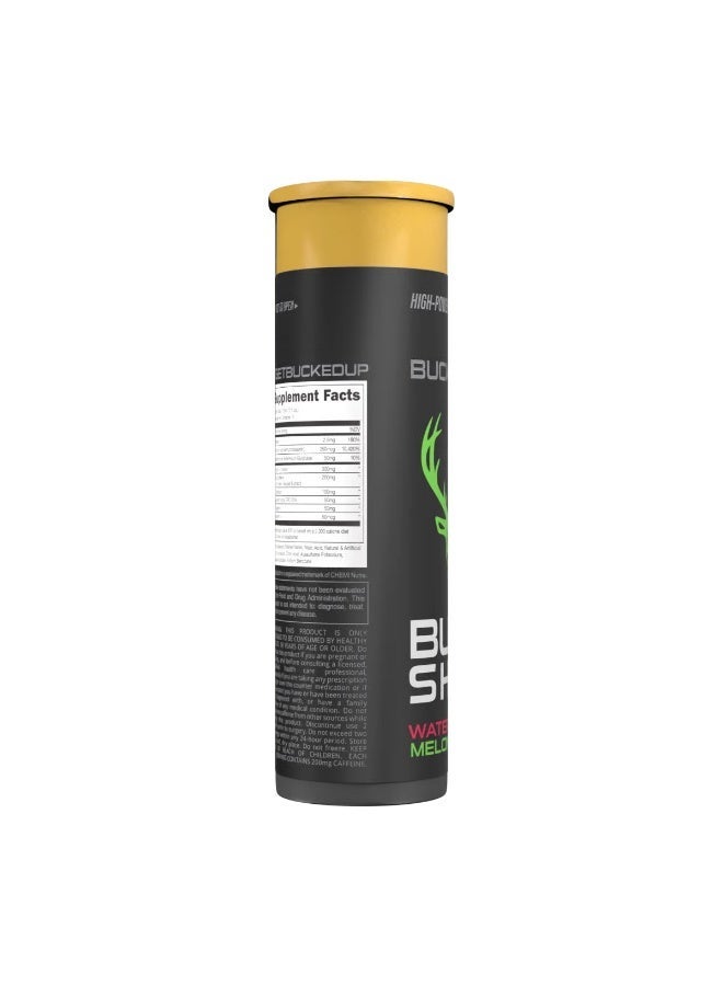 Bucked Up Buck Shot Energy Shot a“ Clean Energy & Focus (60ml) Watermelon Flavor - Image 4