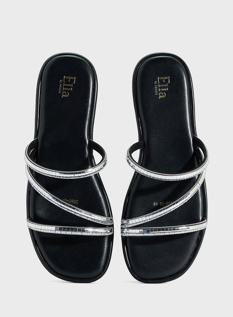 ELLA Triple Strap Casual Sandal  - Image 4