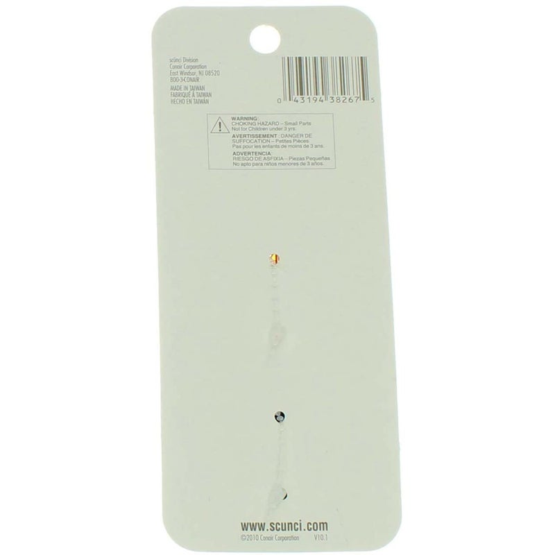 Scunci Wingless Octopus Jaw Clip,unisex, Colors may vary, 2-Pieces per Pack (1-Pack) - Image 3