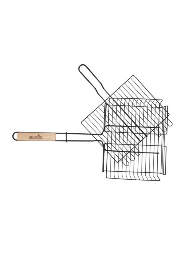 شاربرويل سلة شواء غير لاصقة باللون الفضي - Image 4