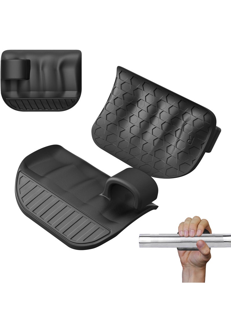 ZONIX Silicone Gym Grips – Ergonomic Honeycomb Anti-Slip Design, Sweat-Resistant Hand Protector for Weightlifting, Pull-Ups & Home Workouts, Left/Right Hand Fit, Prevent Calluses (Black) - Image 1