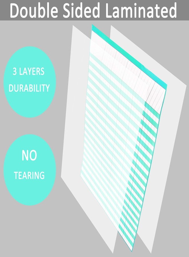 Youngever 6 Pack Multi-Color Laminated Dry Erase Incentive Chart with 120 Reward Star Stickers for Chore Responsibility, School Attendance, Homework Progress Tracking Chart (17 Inch x 22 Inch) - Image 5