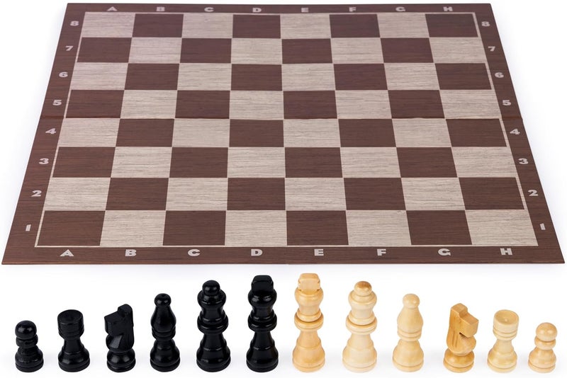 Spin Master Games Cardinal Classics 3-in-1 Chess, Checkers & Tic Tac Toe Board Game Set, Family Strategy Games for Kids & Adults Ages 6+ - Image 3