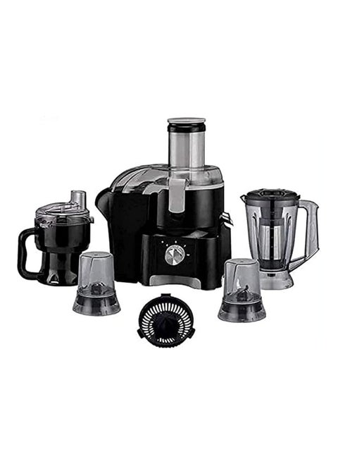 Food processor and blender 7 in 1, 2000 watts - carrot juicer with filter - blender - chopper - pressure press - 2 grinders - orange juicer