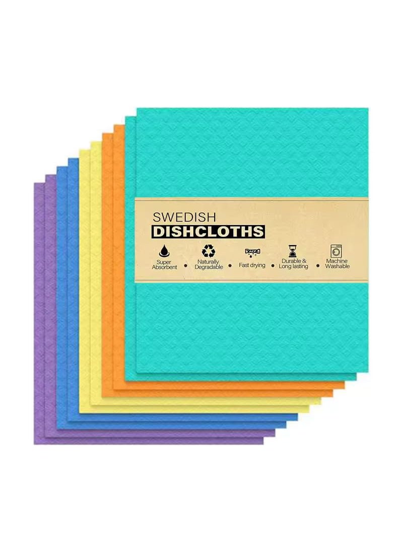 Right Products - Right Products Biodegradable Bulk Swedish Dish Cloth Cellulose Sponge Reusable Kitchen Dish Cleaning Cloth Swedish Dish Cloth (3) - Image 1
