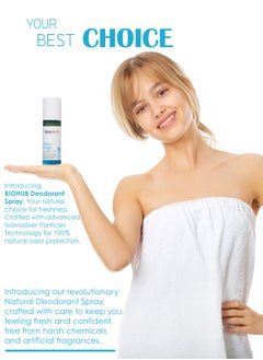 King Mariot BIOHUB Misty Magic Deodorant | 70ML | Instant Hydration & Soothing | Cooling & Refreshing Sensation | Antioxidant-Rich & pH Balanced | Lightweight & Non-Greasy | Suitable for All Skin Types  - Image 4
