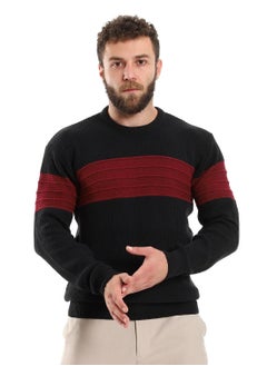 Wool Mens Pullover With Multi Design