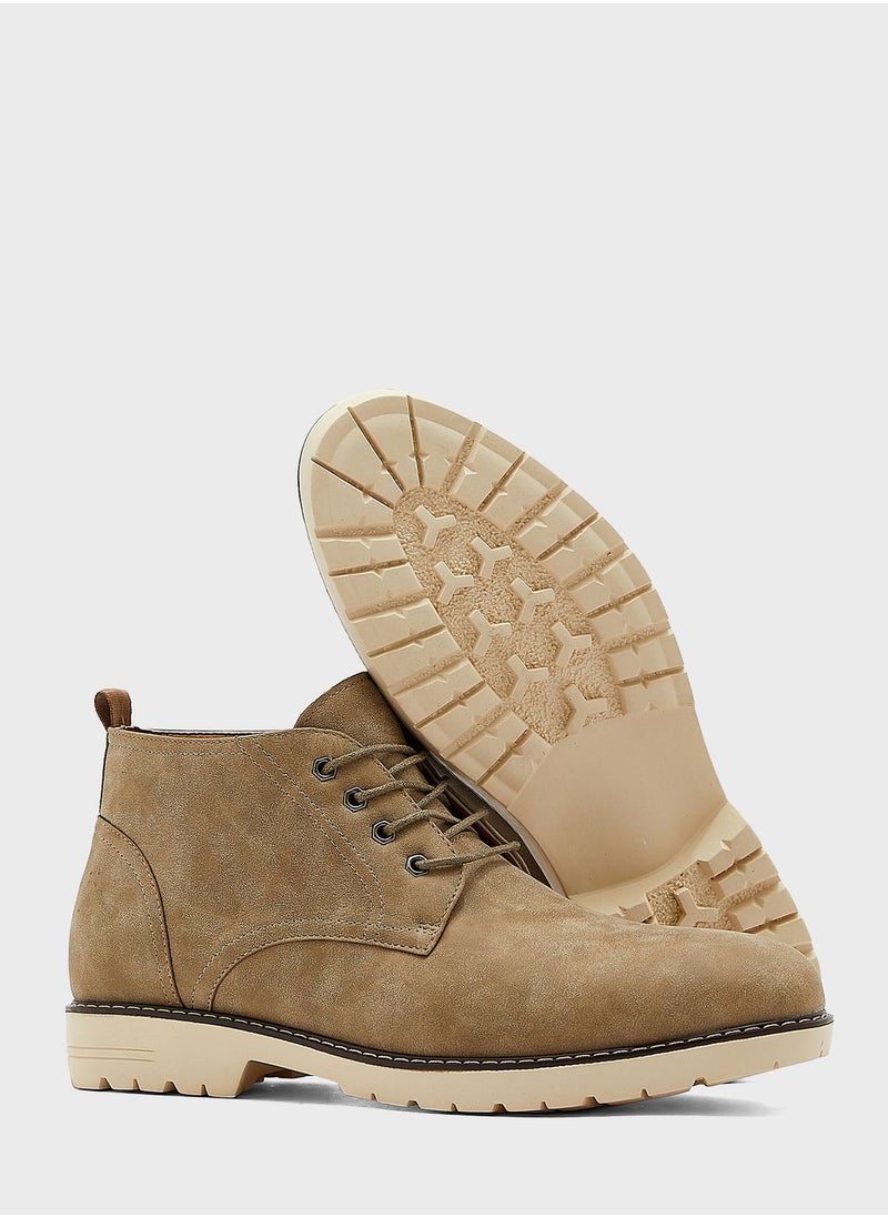 Robert Wood - Casual Lace Up Boots - Image 1
