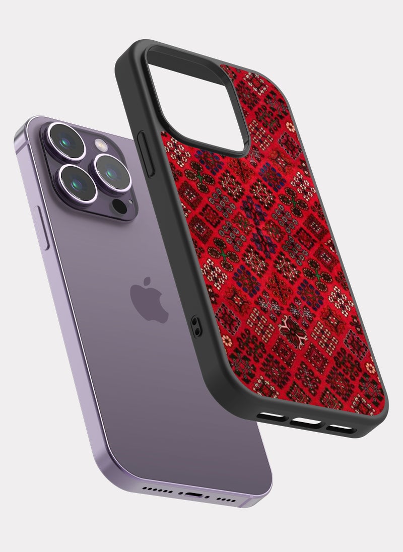PXLAAT iPhone 14 Pro case cover  Persian Carpets Pattern - Image 2