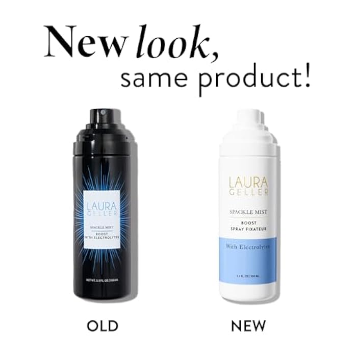 LAURA GELLER NEW YORK Spackle Mist Boost Setting Spray with Electrolytes - Long-Lasting Makeup Spray with Blue Light Protection - Dewy Skin Makeup Setting Spray - Image 2