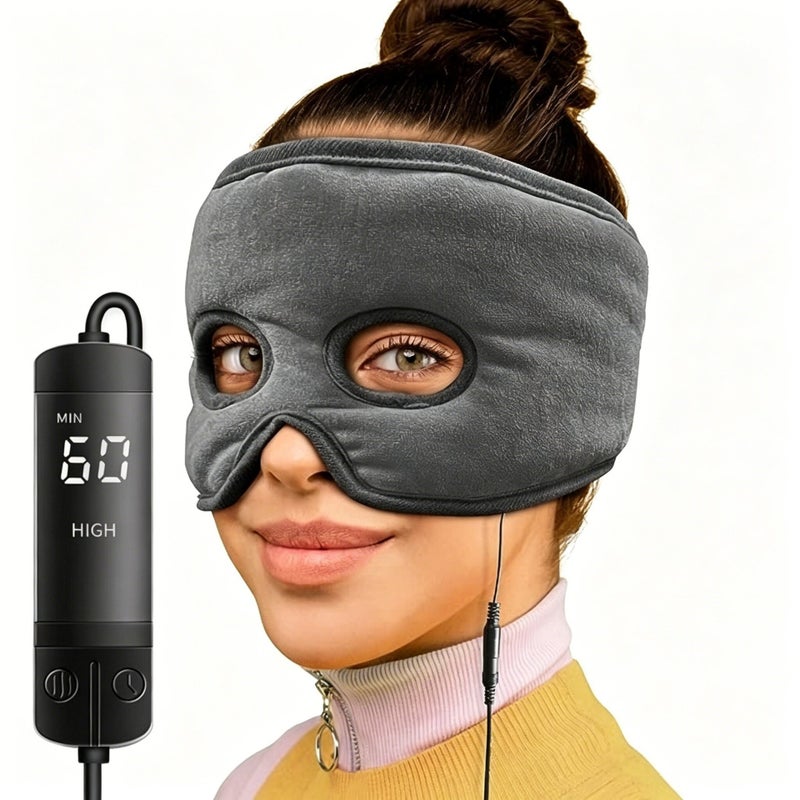 USB Heated Eye Mask with Graphene Hot Compress - Image 3