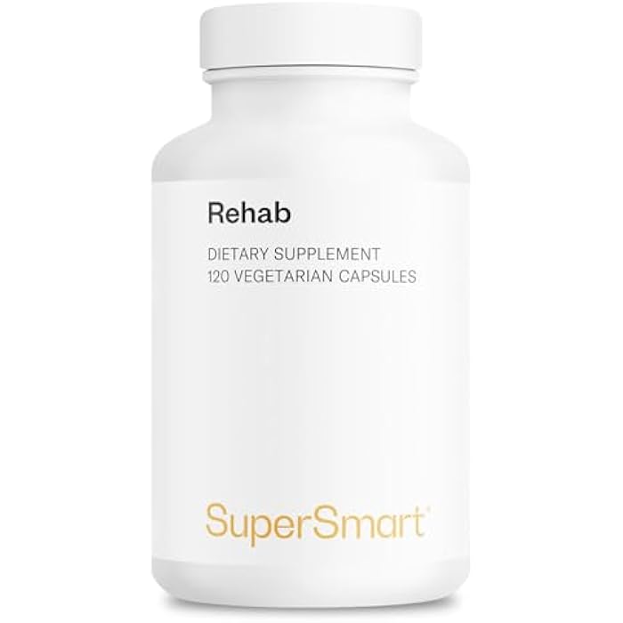 Supersmart - Rehab (Advanced Formula) - with Kudzu, Silymarin, Ginger Root, Benfotiamine - All-in-1 Supplement | Non-GMO & Gluten Free - 120 Vegetarian Capsules - Image 1