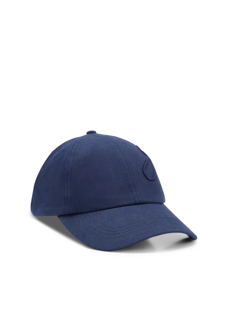 HUGO Logo-embroidered cap in cotton twill