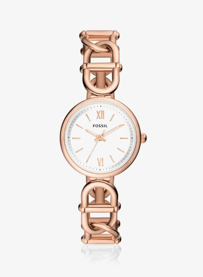 Fossil Carlie Steel Strap Analog Watch