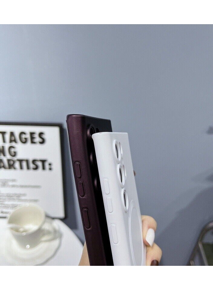 HEXABEX Samsung Galaxy S23 Ultra Case, Protective Magnetic Magsafe Soft Tpu Case for Samsung Galaxy S23 Ultra Pink - Image 3